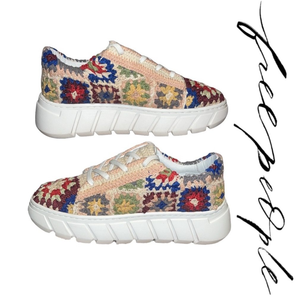 Free People Catch Me If You Can Crochet Sneakers EU 39